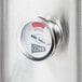 A Cecilware coffee urn with a stainless steel temperature gauge.