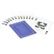 A full deck of Aviator playing cards with blue and white designs.