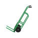 A green Valley Craft mini pallet truck with black wheels.