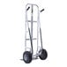 A Valley Craft aluminum hand truck with two wheels and a flat back.