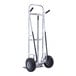 A silver Valley Craft hand truck with two wheels and a curved back.