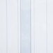 A white rectangular strip door with a blue stripe.