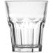 A clear Fortessa Basics Chez Bistro rocks glass.