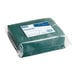 A pack of 10 dark green Lavex medium-duty scouring pads.