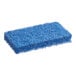 A Lavex blue medium-duty scouring pad.