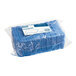 A plastic bag of blue Lavex medium-duty scouring pads.