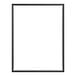 A black rectangular door gasket for an Avantco refrigerator with a white background.