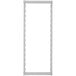 A white rectangular frame for Cambro Camshelving® Premium Mobile Posts.