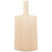 An American Metalcraft wood serving peel with a handle.