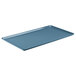 A teal rectangular tray from Cambro.