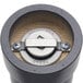 A close up of the Chef Specialties Salem Ebony Finish Pepper Mill grinder.