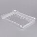 A clear plastic tray with a clear lid.