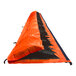 An orange and black Quick Dam flood barrier package with black and white text.