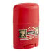 An Old Spice Swagger deodorant stick in red packaging.