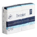 A pack of 10 ivory and blue Ivory bar soaps on a white background.