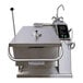 A stainless steel 10-gallon electric countertop tilt skillet with a control panel and faucet, designed for commercial kitchen use.