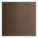 A brown square outdoor table with a white background.