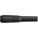 A close up of a black Garrett THD Tactical Handheld Metal Detector with green lights.