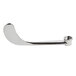 A chrome plated T&S wrist action handle with a silver tip.