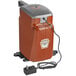 A Heinz Keystone brown plastic countertop barbecue pump dispenser with touchless automatic dispensing.