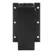A black rectangular Ideal Warehouse steel-faced dock bumper with screws on the side.