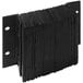 A black rectangular Ideal Warehouse metal plate with holes.