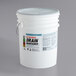 A white CLR Pro bucket with a blue lid and handle.