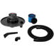 A Shop-Vac drum head tool kit for a 55 gallon wet/dry vacuum with a round top and hoses.