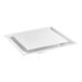 A white square Stratus plaque diffuser with a white background.