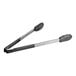 Vollrath Jacob's Pride tongs with black coated handles.