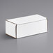 A white Lavex corrugated mailer box on a gray surface.