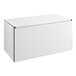 A white box with a lid.