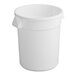 A white 20-gallon perforated top can designed for use with vegetable crispers.