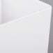 A white Cal-Mil melamine box with a lid.