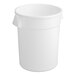 A large white 32-gallon perforated can designed for use as a vegetable crisper.