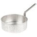 A close-up of a stainless steel Vollrath replacement basket with a handle.