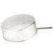 A Vollrath stainless steel mesh basket with a handle.
