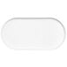 An American Metalcraft white oval melamine serving platter.