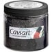 A jar of Cavi-Art vegan black caviar with black pearl pigment.