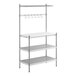 A Regency stainless steel baker's rack with shelves.