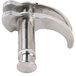 A Robot Coupe 57095 fine serrated blade assembly with a round metal handle.