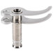 A stainless steel Robot Coupe fine serrated 3 blade assembly with two blades.