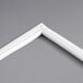 A close-up of a white Avantco door gasket.