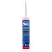 A white tube of American Sealants Black Finish Silicone Sealant with a blue label and white cap.