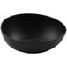 A dark gray Riverstone melamine serving bowl.