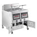 A Henny Penny natural gas fryer with two wells and Computron 8000 controls.