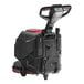 A Viper cordless walk behind floor scrubber with a red handle.