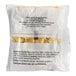 A small, clear plastic package containing Zesta oyster crackers.