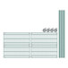 A green Regency wire shelving unit with four shelves.