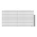 A grid of metal with a few lines on a white background.